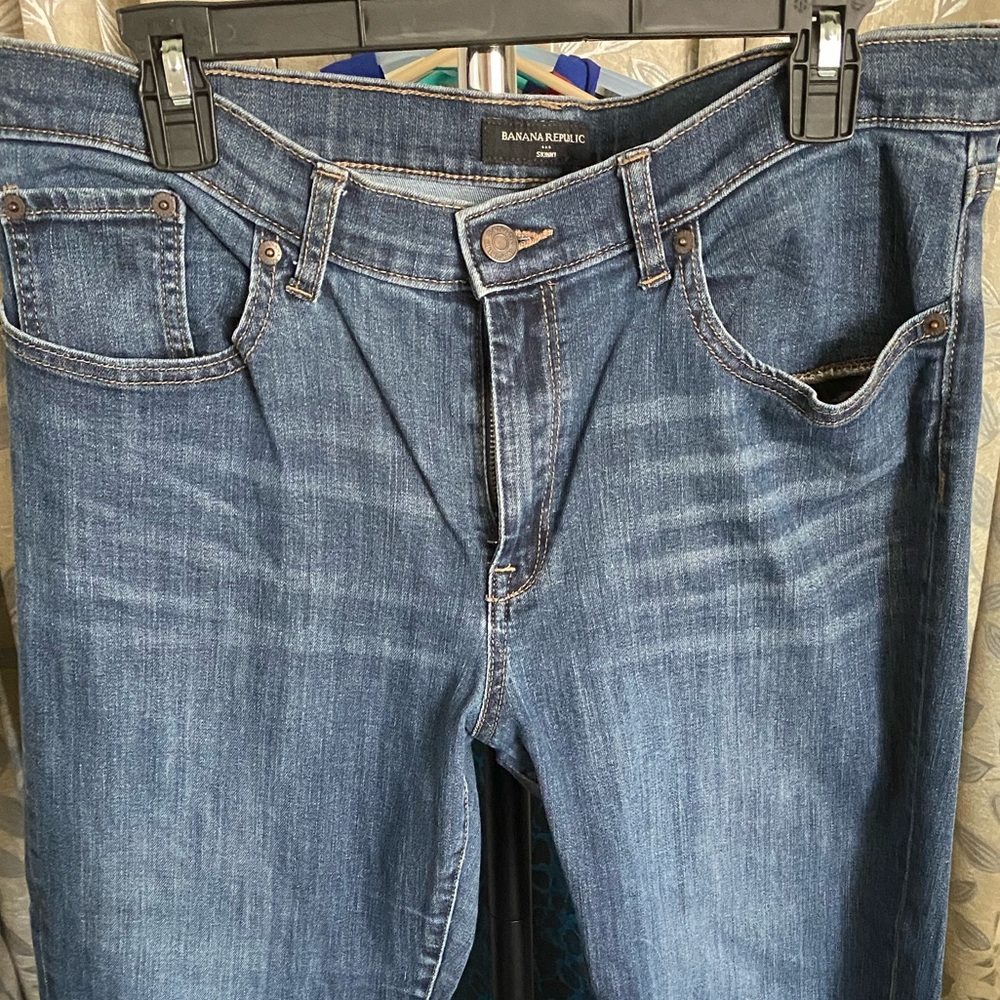 Banana Republic Blue Skinny Jeans